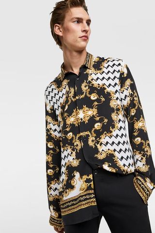 camisas hawaianas hombre zara