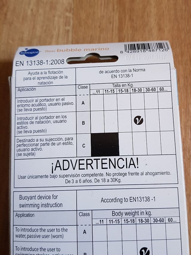 NUEVO!! Burbuja- flotador Imaginarium