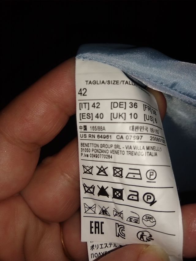 Chaqueta 3/4 Benetton Señora