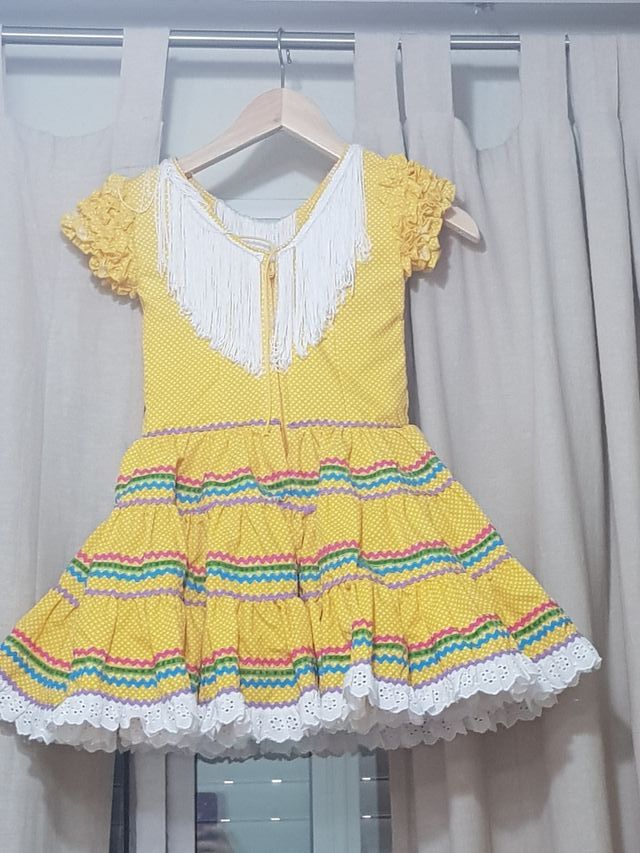 traje de flamenca niña
