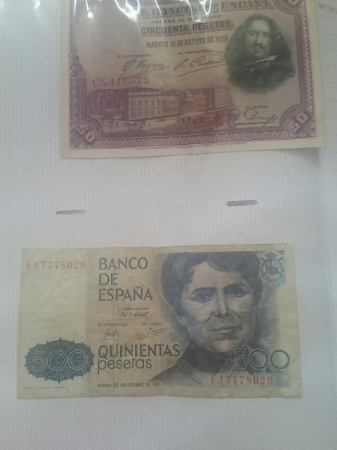 lote de billetes