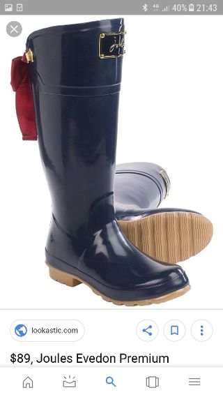 Botas de agua Joules de segunda mano en WALLAPOP