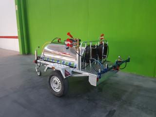 Remolque sulfatar 600-800-1000 l acero inoxidable