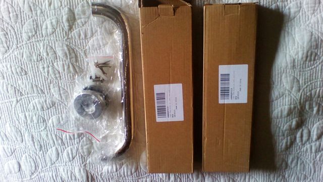 Agarradera/toallero de acero inoxidable