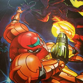 Lona gigante METROID