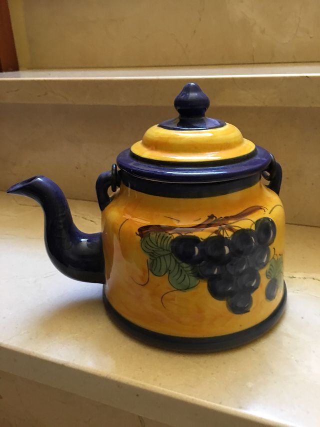 Cafetera de ceramica