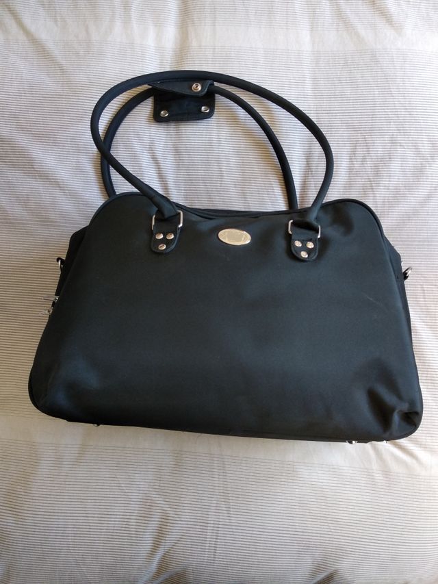 Bolso viaje bebé Avent negro de calidad