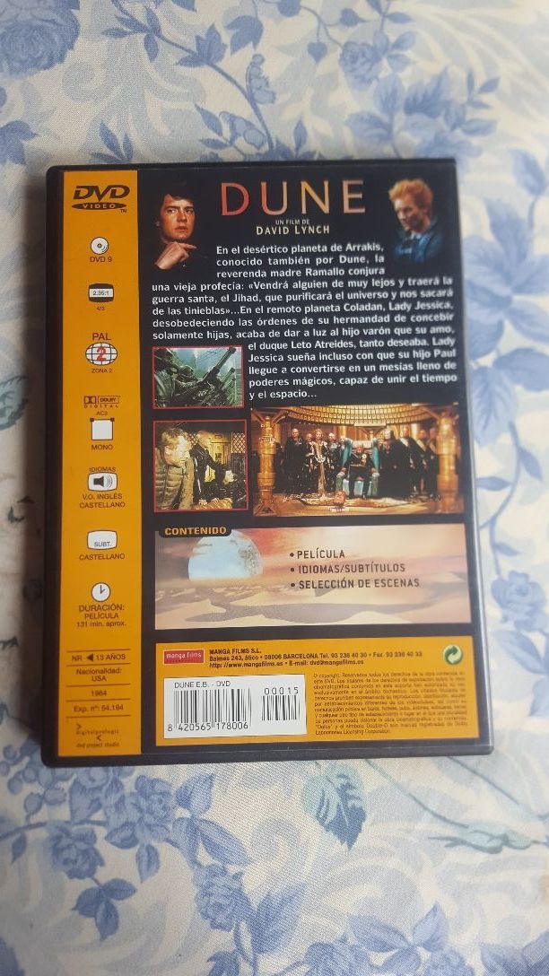 DVD Dune de David Lynch