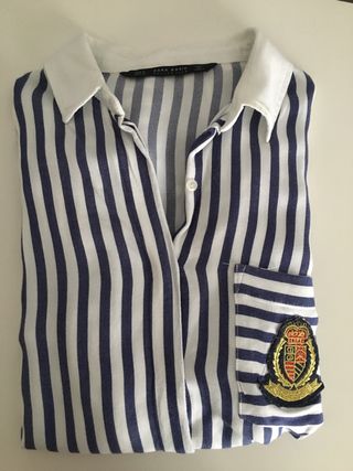 Camisa rayas Zara de segunda mano por 15 € en Valencia en Camisa rayas Zara de segunda mano por 15 € en Valencia en