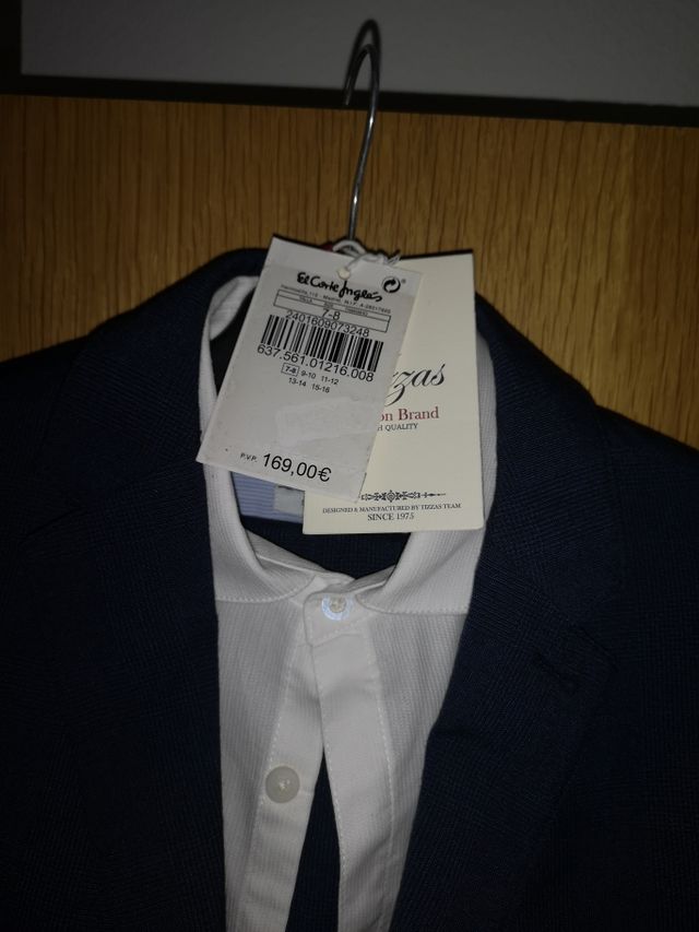 Traje niño Tizzas, REGALO CAMISA!!!