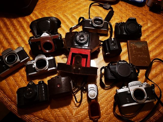 colección de cámaras antinguas