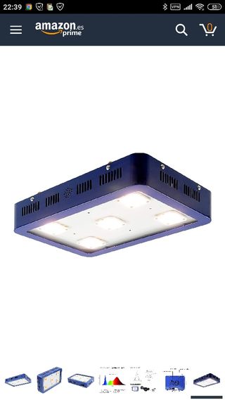 mano Lampara led de cultivo segunda 60 por € Cob en reCxoBd