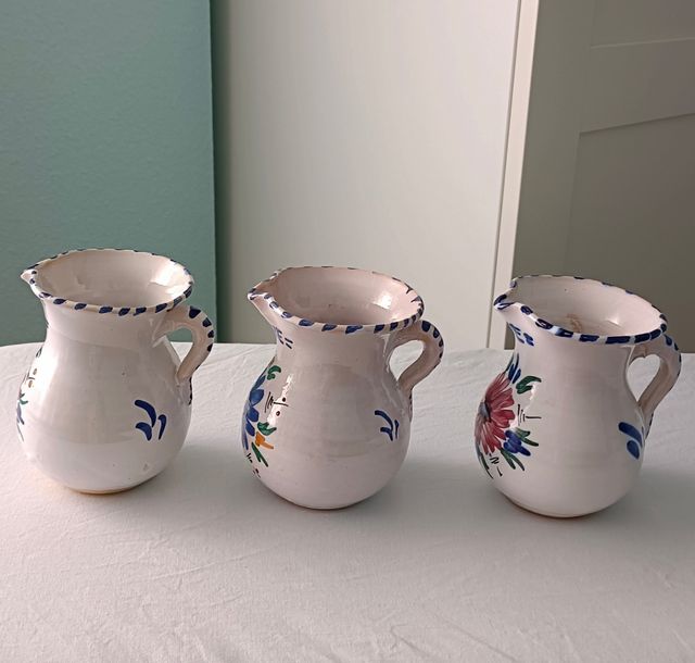 3 JARRITAS CERAMICA SEVILLANA