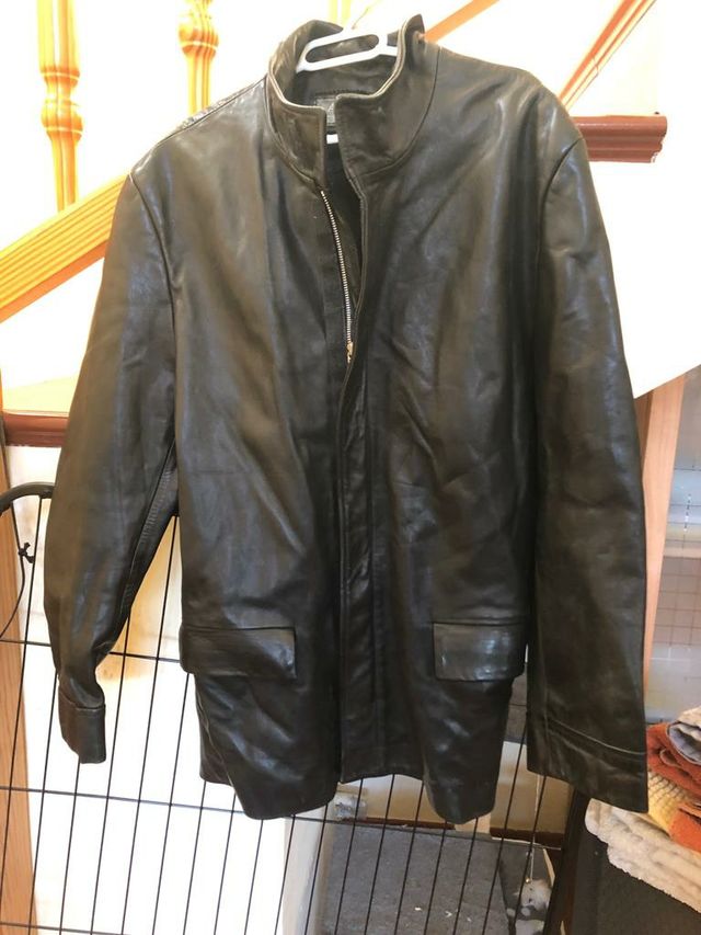 chaqueta cuero hombre