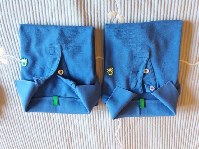 2 polos manga corta 3-4 años