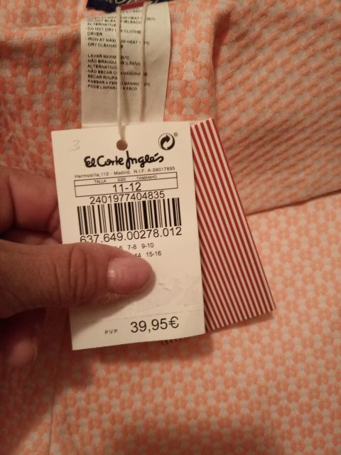 ideal pantalón corto niña