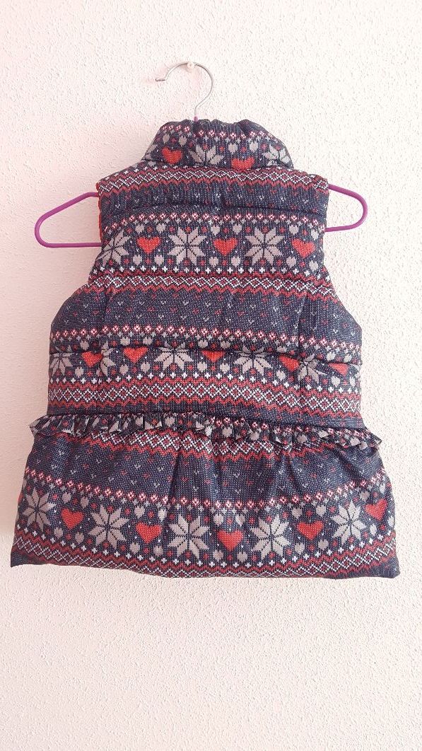 CHALECO BEBÉ NIÑA REVERSIBLE