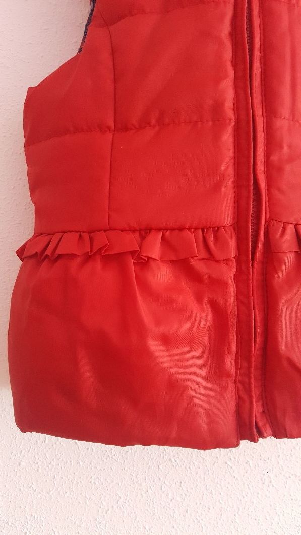 CHALECO BEBÉ NIÑA REVERSIBLE