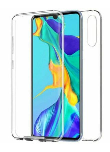 Funda transparente protectora doble 360°