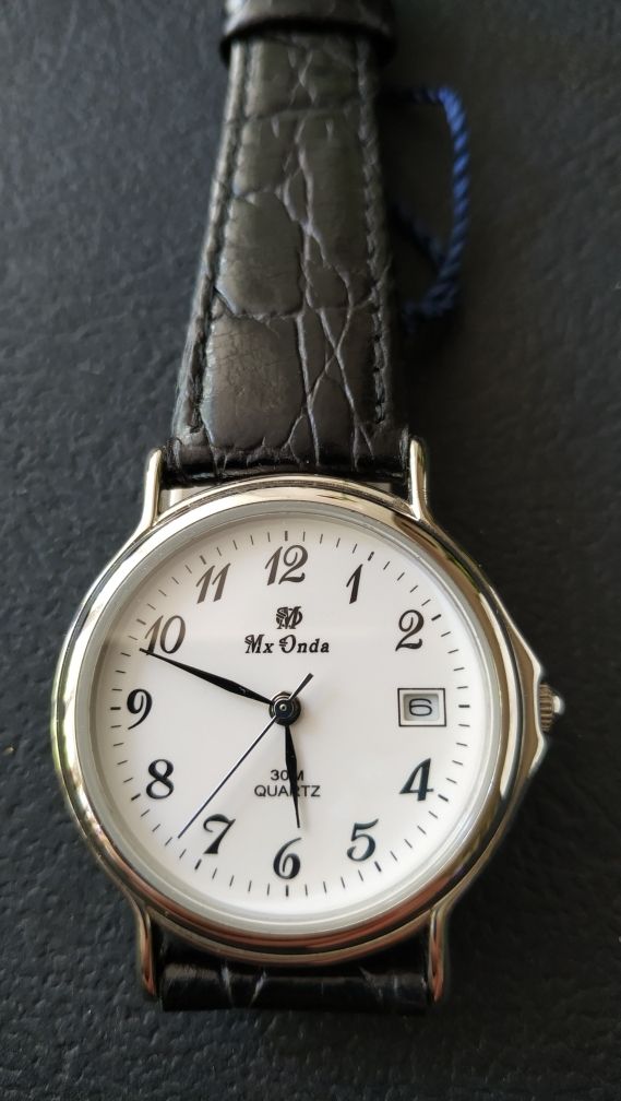 RELOJ CABALLERO CLÁSICO NUEVO SUISSE MADE MX ONDA