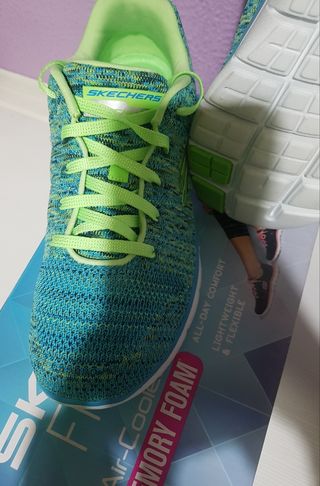 skechers flex appeal 2.0 plata