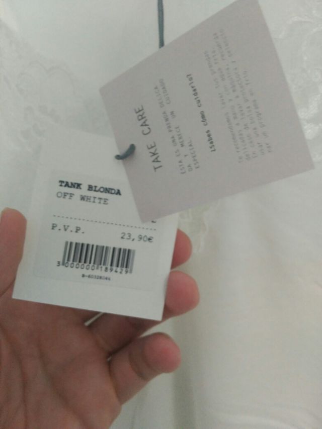 Canotta Ese O Ese Blonda Nuova TL: