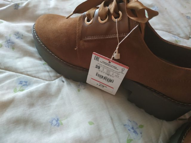 Zapatos Stradivarius mujer marrón 39 nuevos