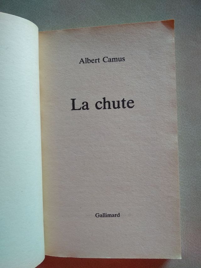 Albert Camus: La chute (EN LENGUA FRANCESA)