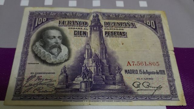 cien pesetas