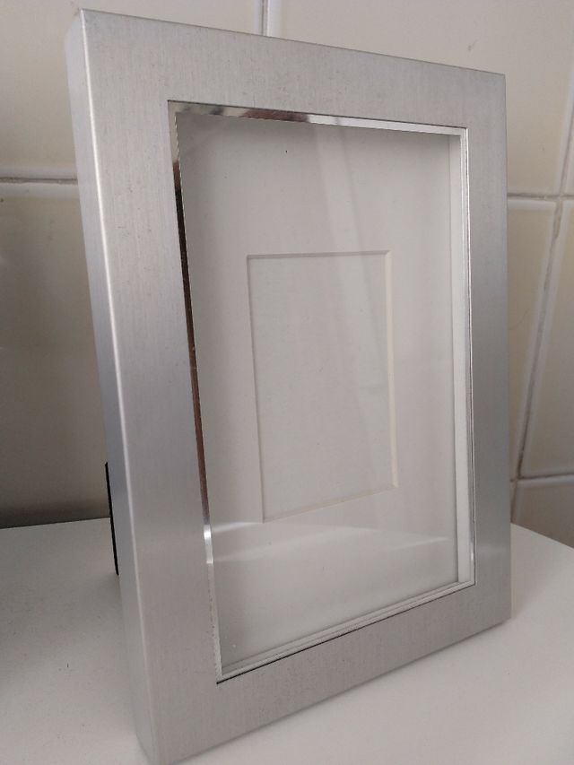 Portafotos plateado 10x15