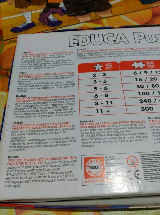 PUZZLE INAZUMA ELEVEN.