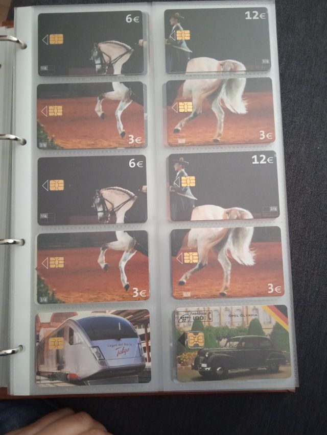 tarjetas telefonicas
