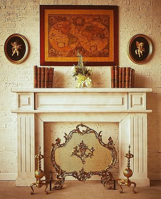 Morillos chimenea de segunda mano por 125 € en Madrid en WALLAPOP