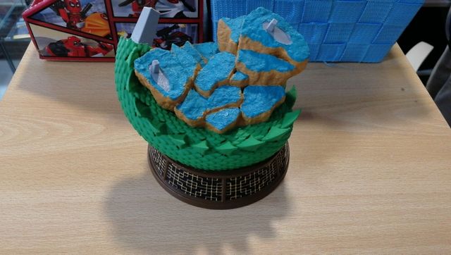 Figura Son Goku y Shenron impreso en 3D