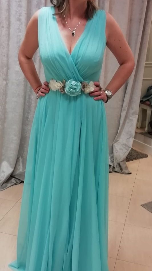 Vestido azul turquesa sin estrenar
