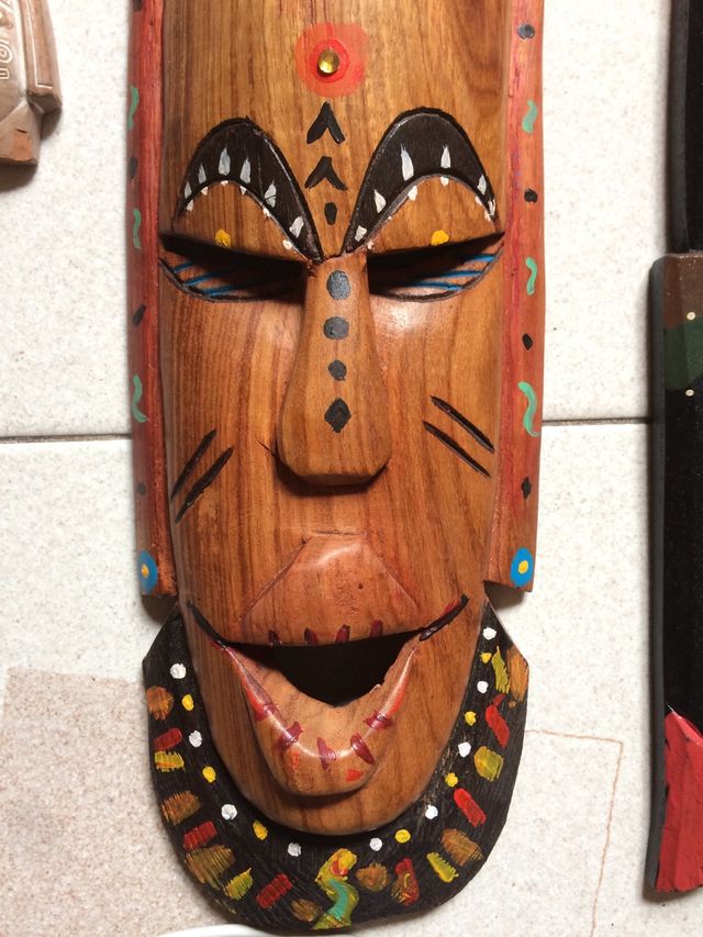 Mascaras africanas de madera