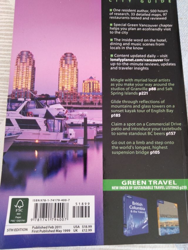 Guía Lonely Planet Vancouver