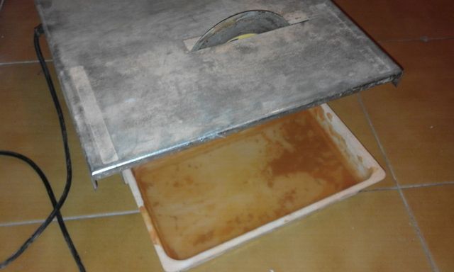 Fresa a disco diamantata con acqua