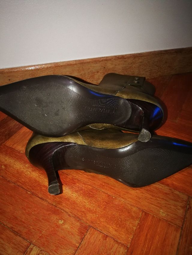 Botas hispanistas color militar PRECIO NEGOCIABLE