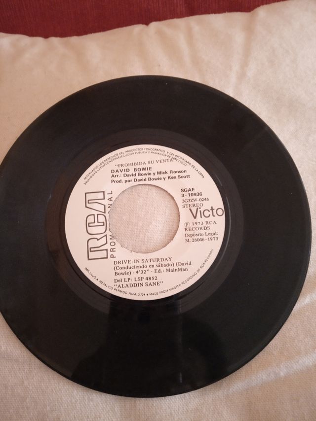 disco presentación en 1973