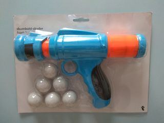 pistola de bolas de espuma