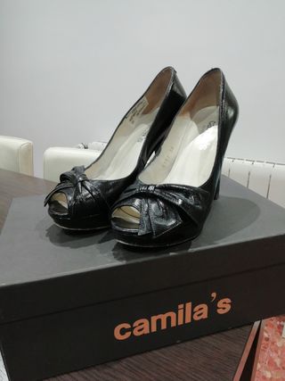 € Tacón Segunda En Mano Zapato De Por Mujer 36 Barcelona Camila's 30 IY6bfvg7y