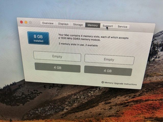 iMac 21.5 i3 16 GB RAM 480 GB SSD metà 2010