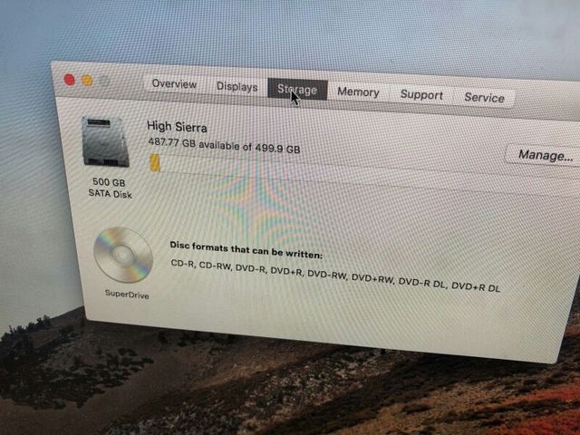 iMac 21.5 i3 16 GB RAM 480 GB SSD metà 2010