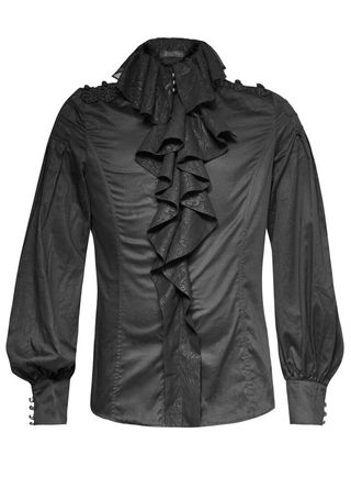 camisa chorreras hombre