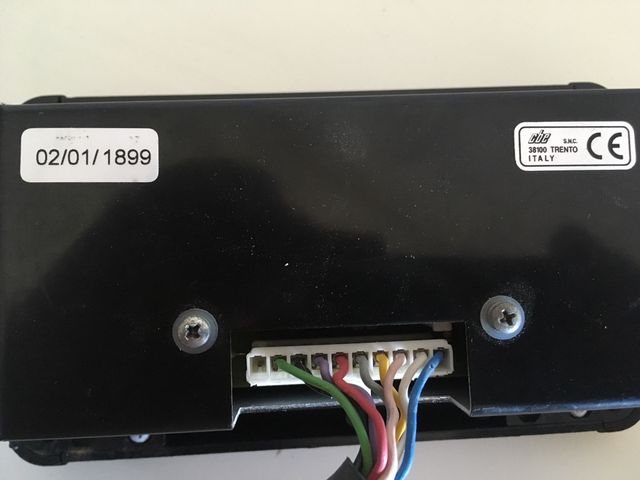 Panel control generador autocaravana