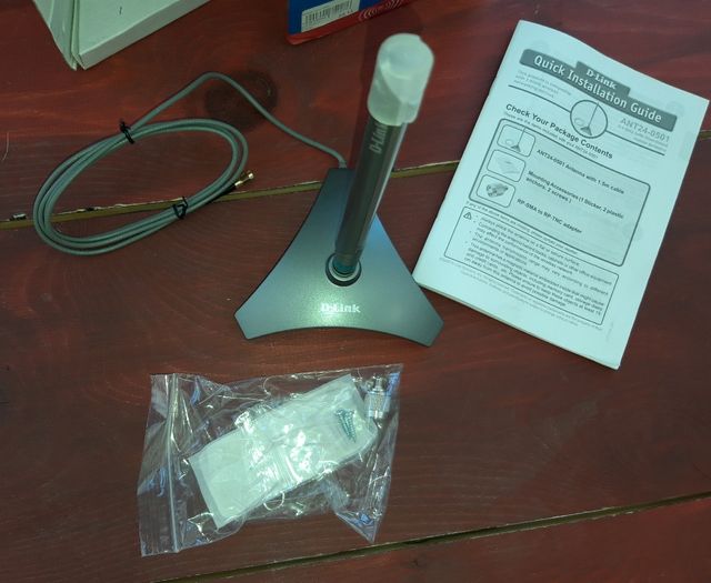 Antena omnidireccional amplifica de Wifi D-Link