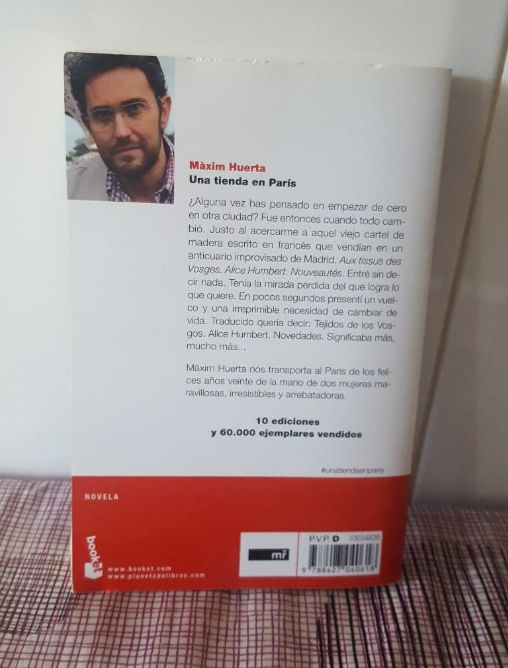 Libro "Una tienda en Paris"