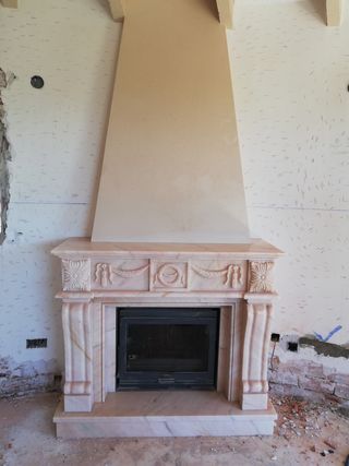 Chimenea de mármol de segunda mano en WALLAPOP