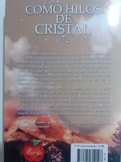 libro COMO HILOS DE CRISTAL- Tania Sexton